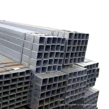 ASTM A53/A106/Q195 Tubo quadrado de aço galvanizado do fornecedor da China